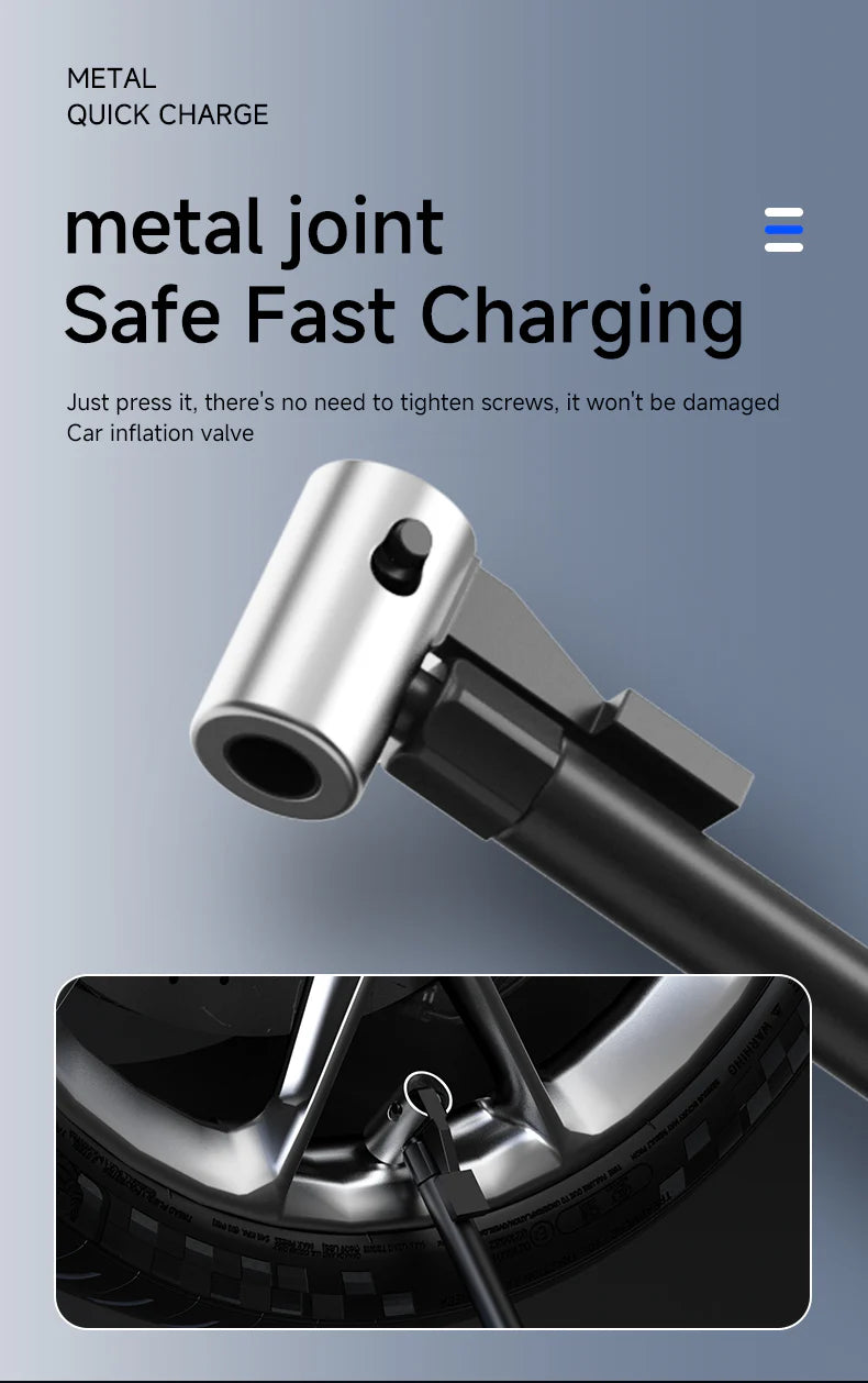 KORVA AirVac Pro 5 في 1 مكنسة سيارة لاسلكية + نافخ إطارات