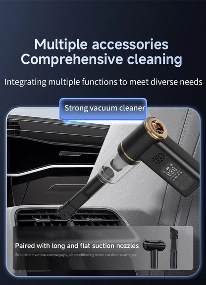 KORVA AirVac Pro 5 في 1 مكنسة سيارة لاسلكية + نافخ إطارات