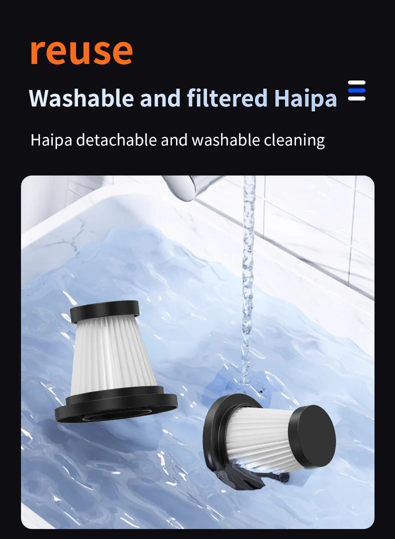 KORVA AirVac Pro 5 في 1 مكنسة سيارة لاسلكية + نافخ إطارات