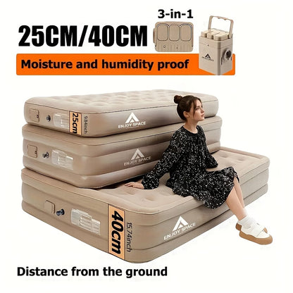 وسادة نوم التخييم ذاتية النفخ محمولة