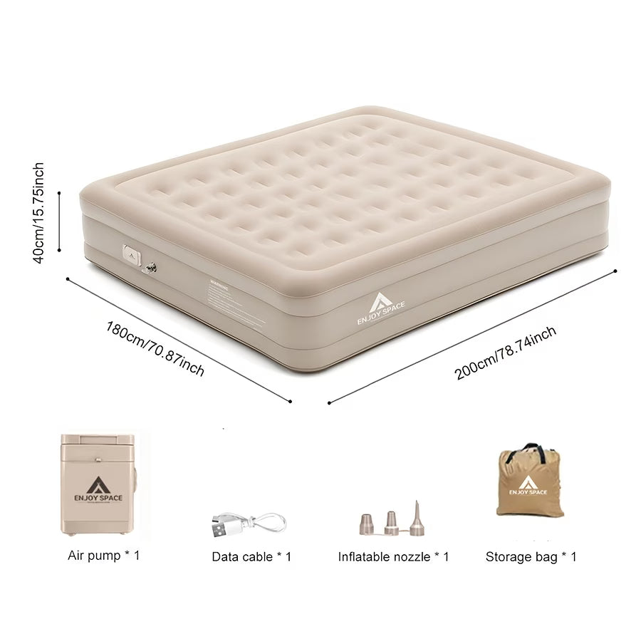 وسادة نوم التخييم ذاتية النفخ محمولة