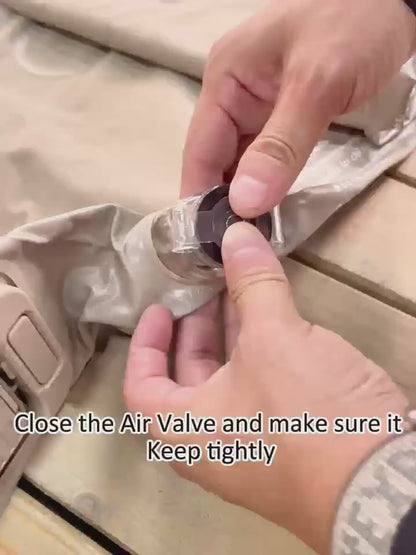 وسادة نوم التخييم ذاتية النفخ محمولة