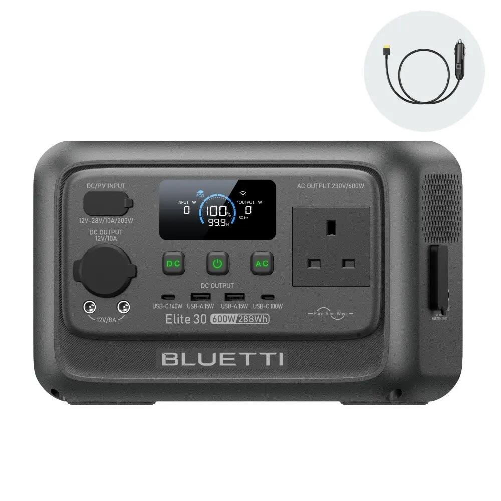 محطة الطاقة المحمولة BLUETTI Elite 30 V2 (600W / 288Wh) - الصورة 7